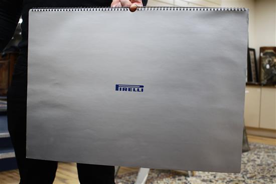 A 1992 Pirelli calendar, mint in box